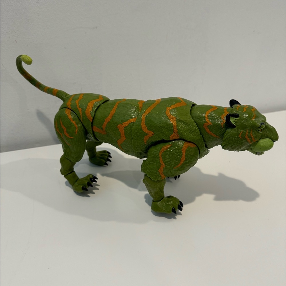 2/$20 Masters Of The Universe Cringer Battle Cat 2020 Mattel Green Tiger 14" - Picture 1 of 4